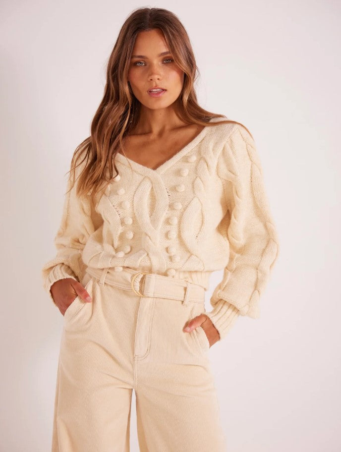 Amina Bobble Sweater