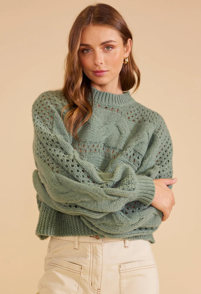 Kaine Cable Sweater