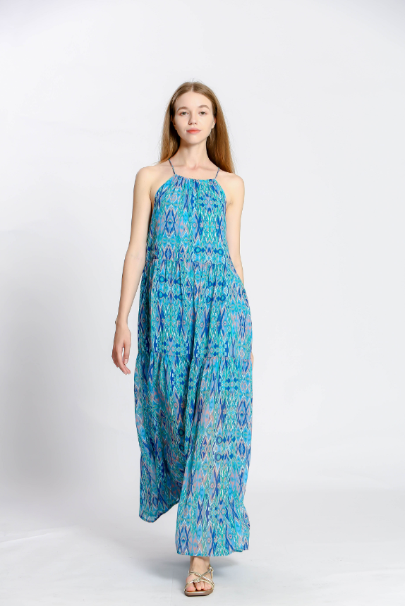 Ikat Halter Maxi