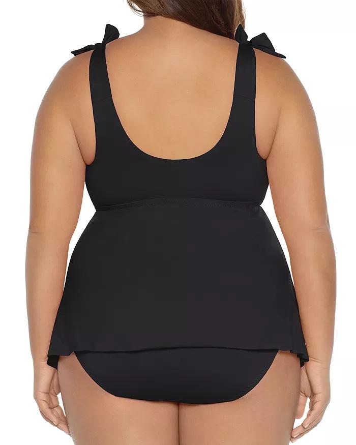 Colour Code Tie Tankini Top - Iridescent Swimwear Boutique