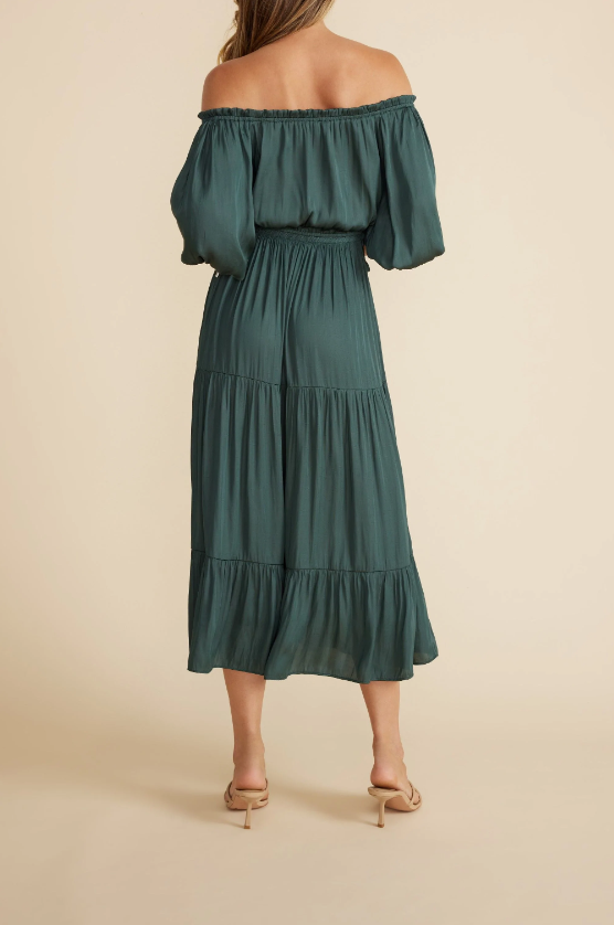 Anya Off Shoulder Midi Dress