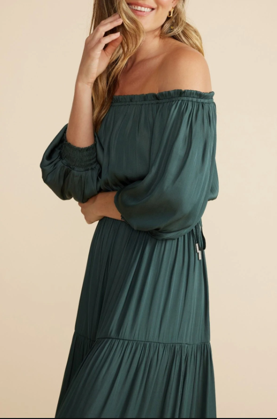 Anya Off Shoulder Midi Dress