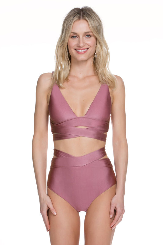 Ballerina Banded High Waist Bottom, Becca - Iridescent Swimwear Boutique | Toronto, Canada