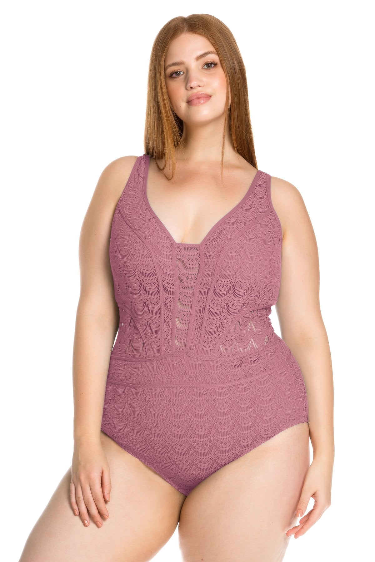 Colour Play Deep Neck One Piece, Becca Etc - Iridescent Swimwear Boutique | Toronto, Canada