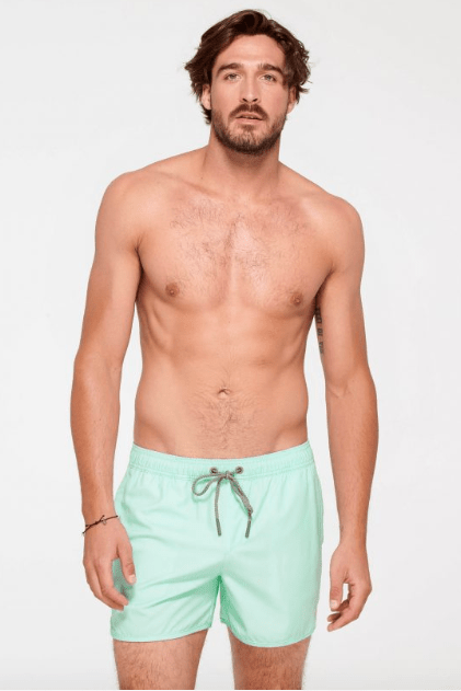 Aqua Retro Swim Trunk