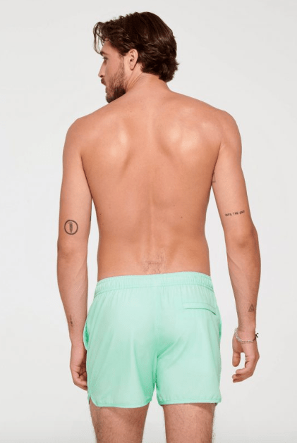 Aqua Retro Swim Trunk
