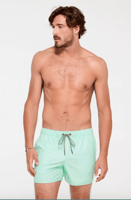 Aqua Retro Swim Trunk