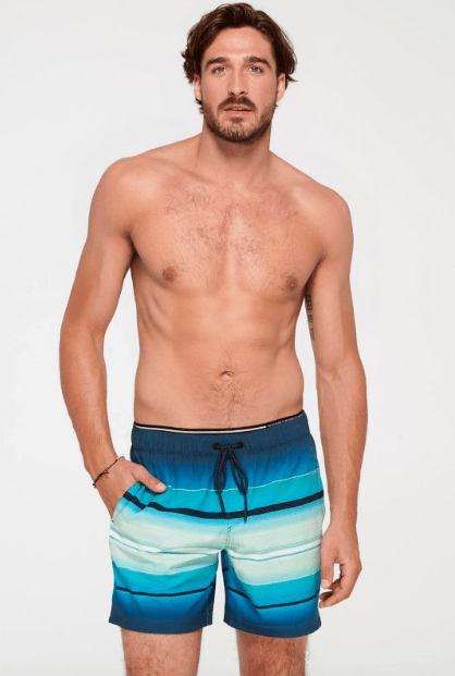 Blue Stripe Sport Boardshort