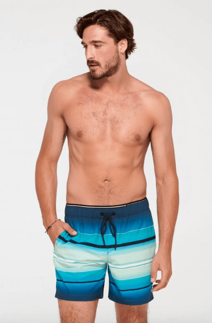 Blue Stripe Sport Boardshort