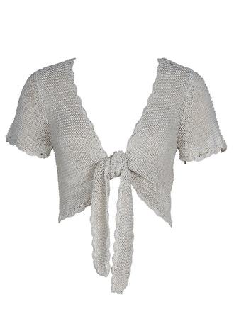 Tie Front Knit - Iridescent Swimwear Boutique