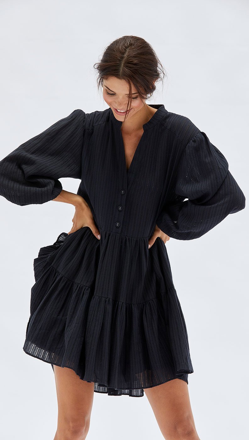Shadi Textured Mini Dress