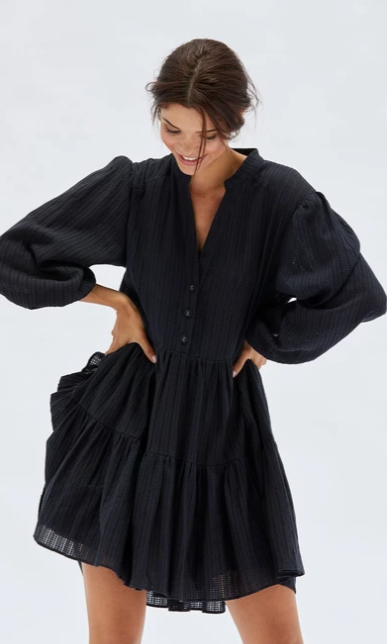 Shadi Textured Mini Dress