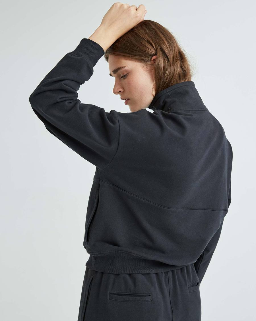 Terry Half Zip Pullover