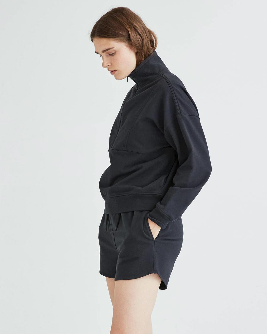 Terry Half Zip Pullover