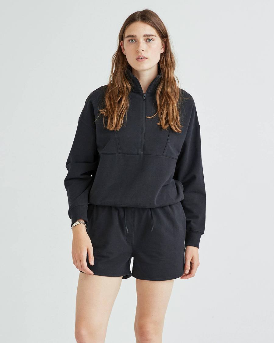 Terry Half Zip Pullover