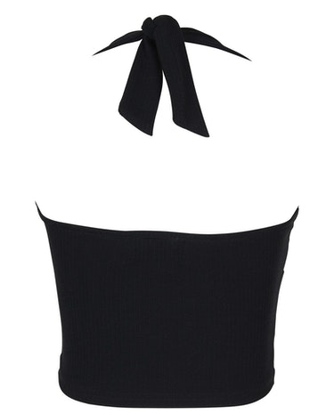 Godet Cropped Halter Top - Iridescent Swimwear Boutique