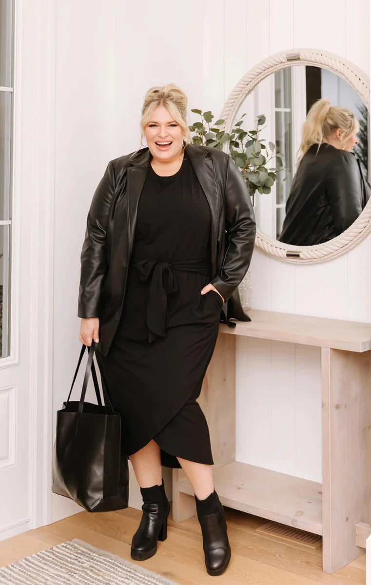 Rebecca Long Sleeve Wrap Dress