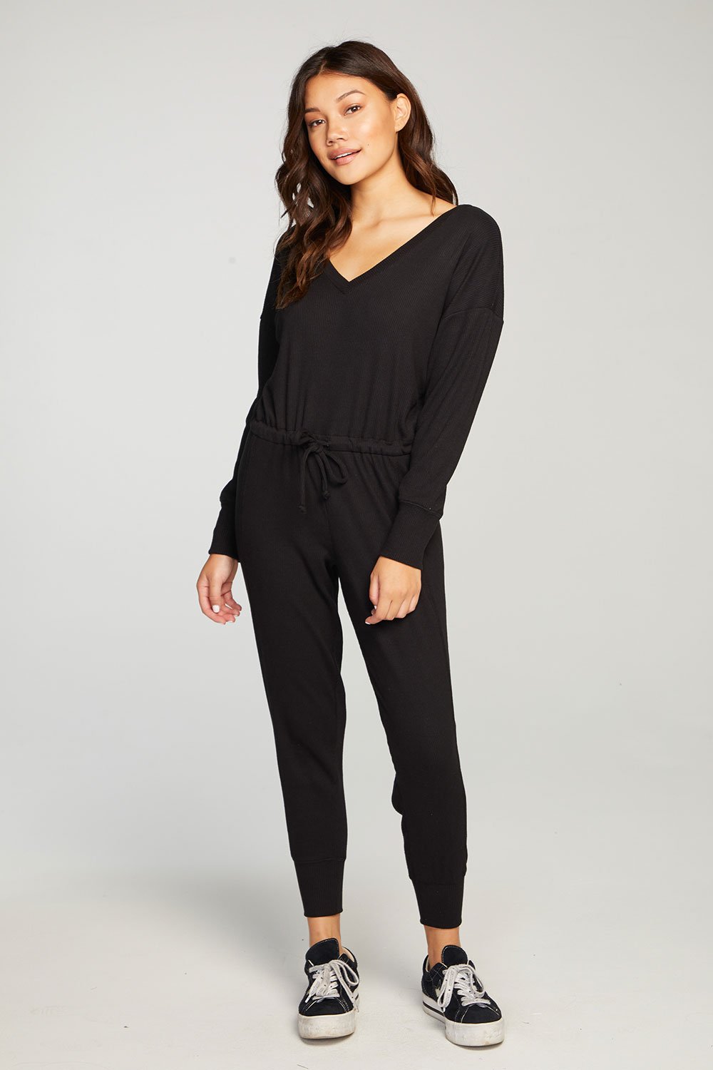 Love Rib Long Sleeve Jumpsuit
