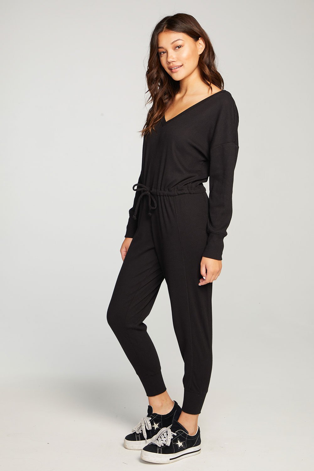 Love Rib Long Sleeve Jumpsuit
