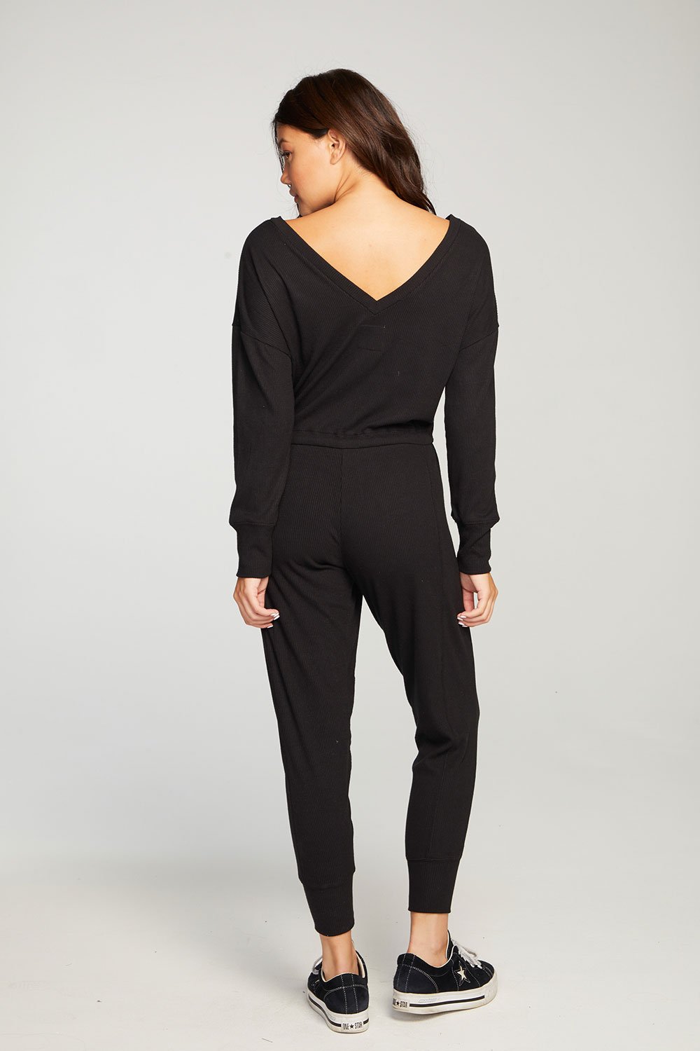 Love Rib Long Sleeve Jumpsuit