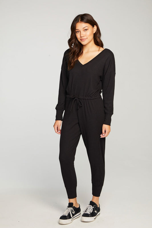 Love Rib Long Sleeve Jumpsuit