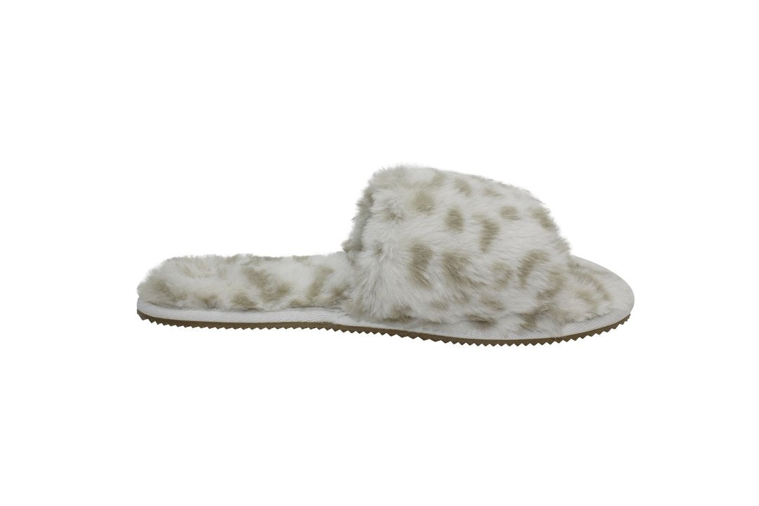 Snow Leopard Slumber Slippers