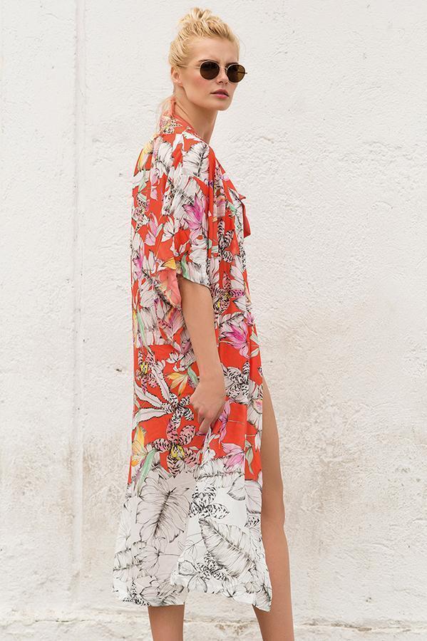 Cali Kimono Cover up - Iridescent Swimwear Boutique