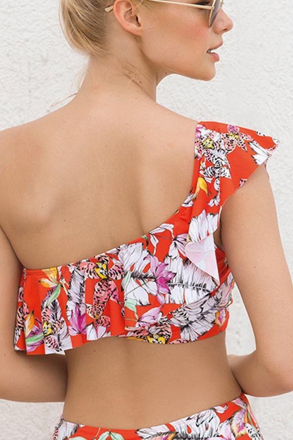 Cali One Shoulder Top - Iridescent Swimwear Boutique