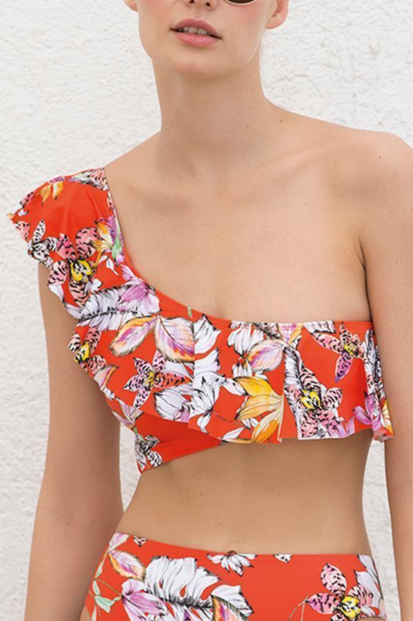 Cali One Shoulder Top - Iridescent Swimwear Boutique