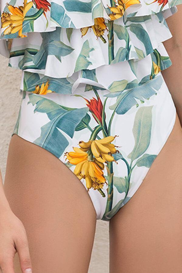 Peony Garden High Waist Bottom