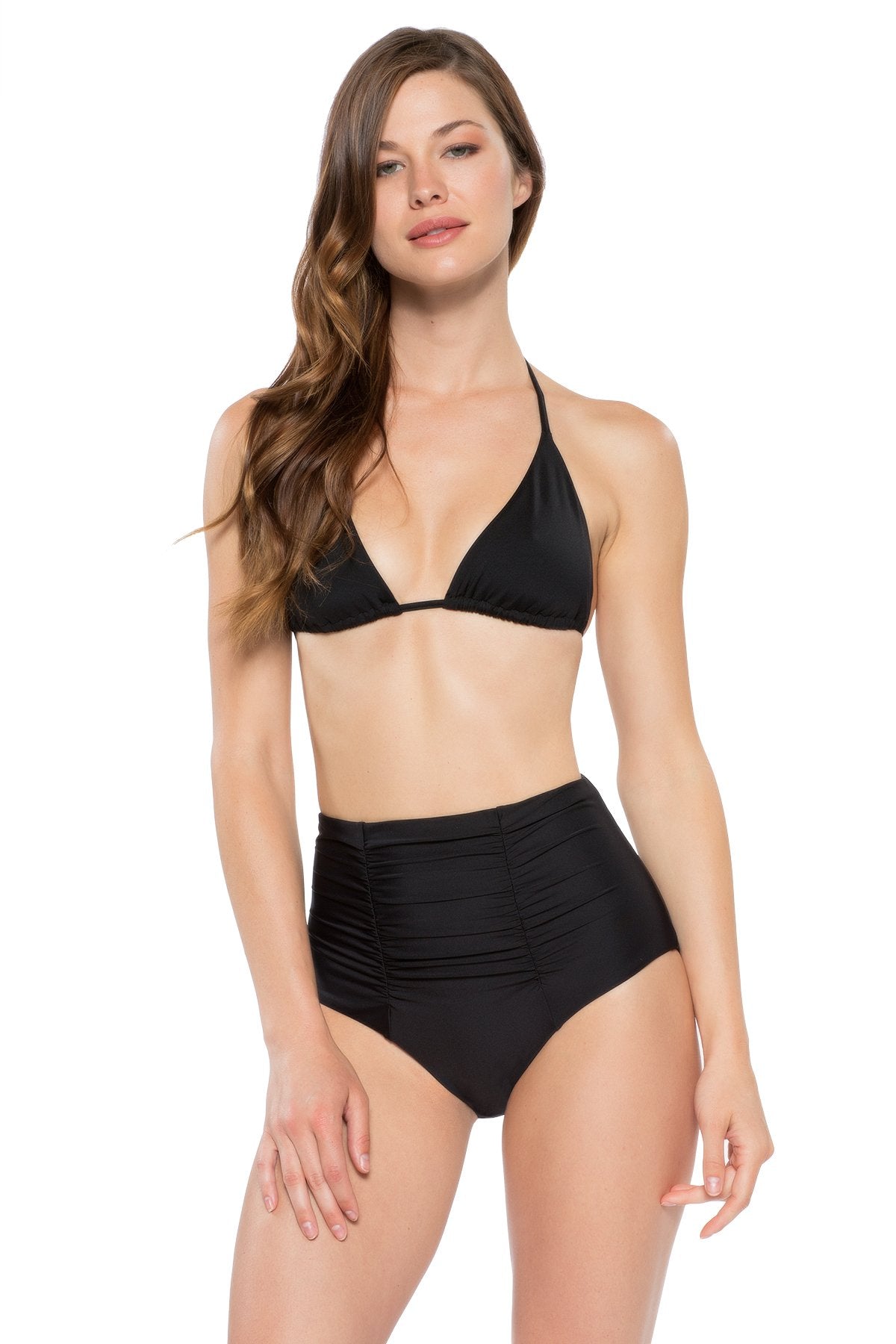 Colour Code High Waist Bikini Bottom - Iridescent Swimwear Boutique