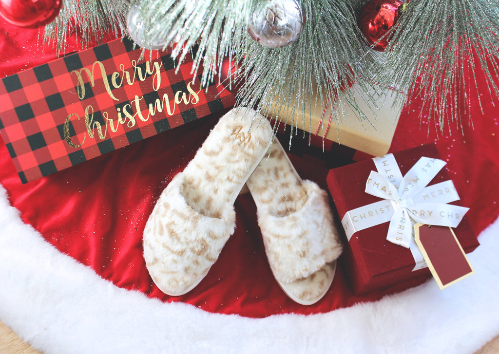 Snow Leopard Slumber Slippers