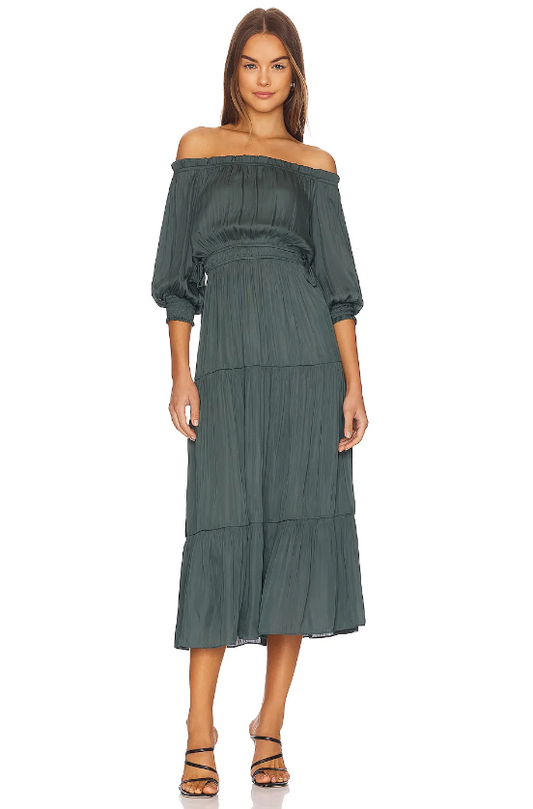 Anya Off Shoulder Midi Dress