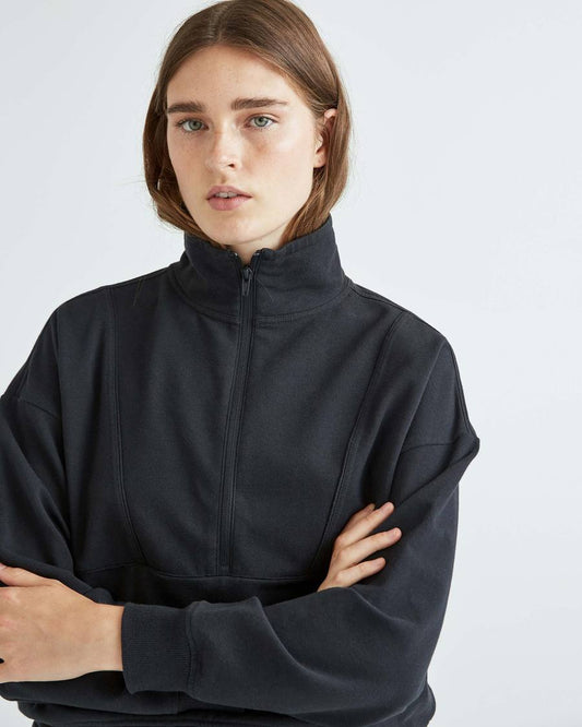Terry Half Zip Pullover