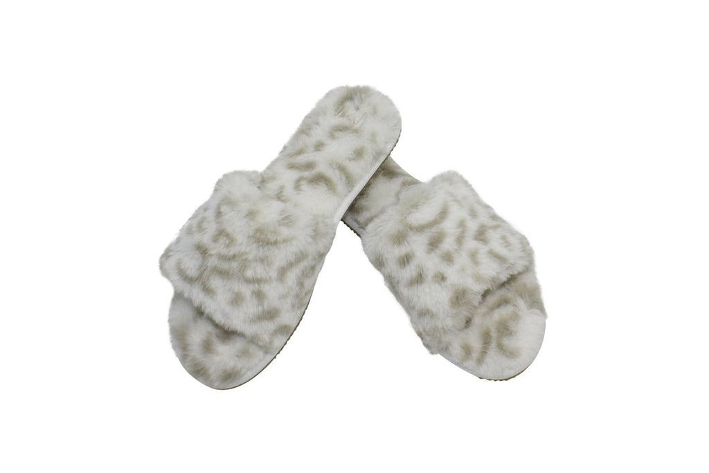Snow Leopard Slumber Slippers