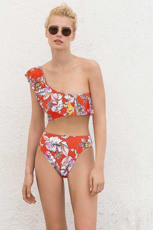 Cali One Shoulder Top - Iridescent Swimwear Boutique